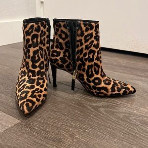 Sam Edelman leopard booties